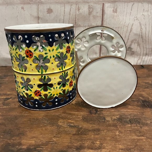 Kelvin Chen Enameled Copper Candle Holder - Picture 4 of 10